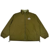 HOLY SHIT Reversible Boa Jacket(OLIVE)