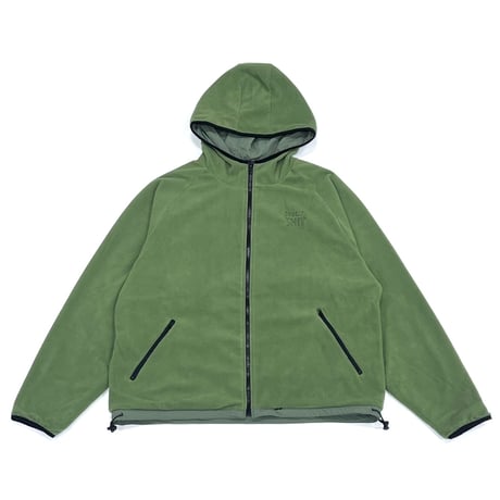 HOLY SHIT Reversible Micro Fleece Jacket(OLIVE)
