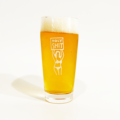 HOLYちゃんビールグラス(large)