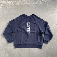 Flocky HOLYちゃん Crew Neck Sweat（NAVY）