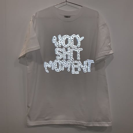 HOLY SHIT MOMENT T-Shirt/WHITE(ﾘﾌﾚｸﾀｰ)
