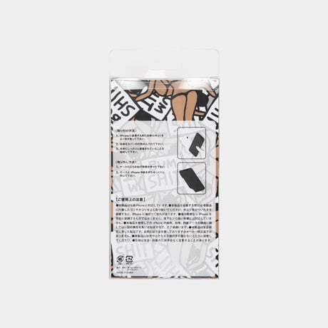 ［HOLY SHIT×APPLEBUM］BUM SHIT IPHONE15 CLEAR CASE