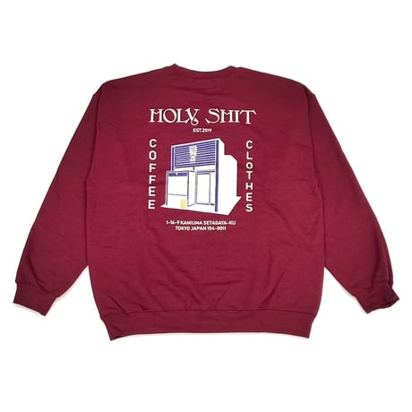HOLY SHIT CAFE Crew Neck Sweat