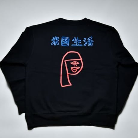 米国生活“GIRL” Crew Neck Sweat