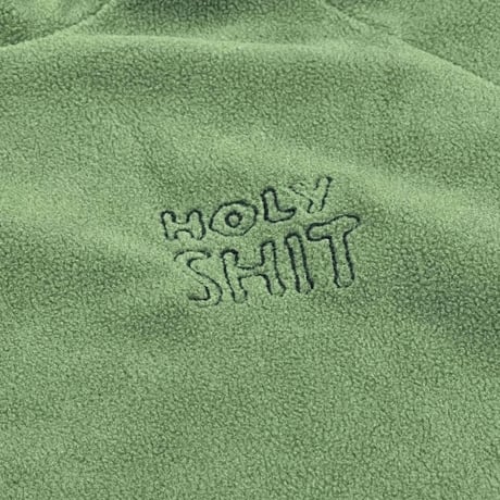 HOLY SHIT Reversible Micro Fleece Jacket(OLIVE)