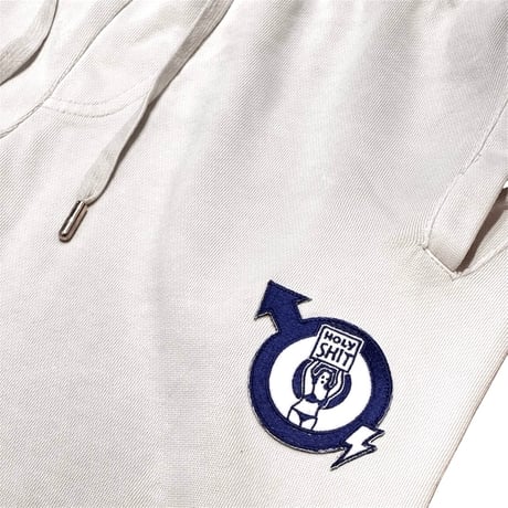 HOLY SHIT Embroidered Patches Sweat Pants