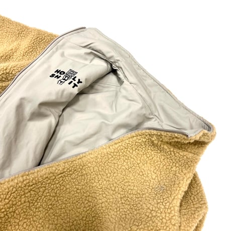 HOLY SHIT Reversible Boa Jacket(GRAY)