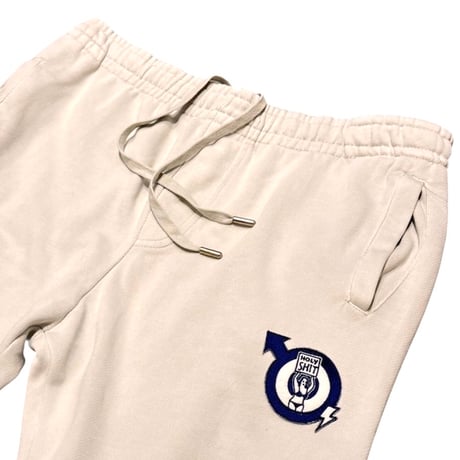 HOLY SHIT Embroidered Patches Sweat Pants