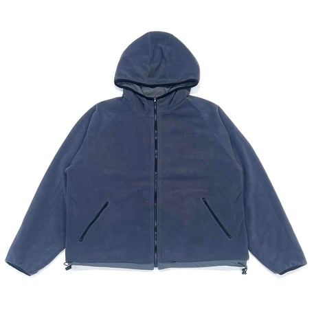 HOLY SHIT Reversible Micro Fleece Jacket(CHARCOAL GRAY)