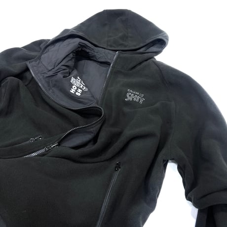 HOLY SHIT Reversible Micro Fleece Jacket(BLACK)