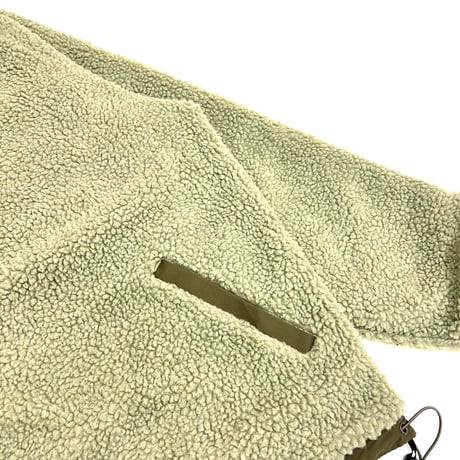 HOLY SHIT Reversible Boa Jacket(OLIVE)