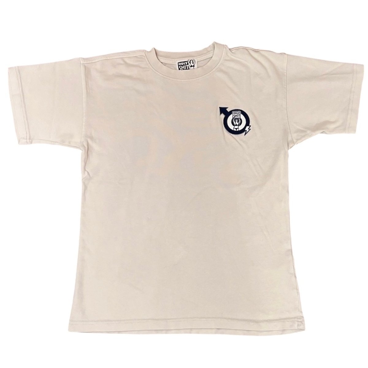 HOLY SHIT Embroidered Patches T-Shirt | HOLY SHIT