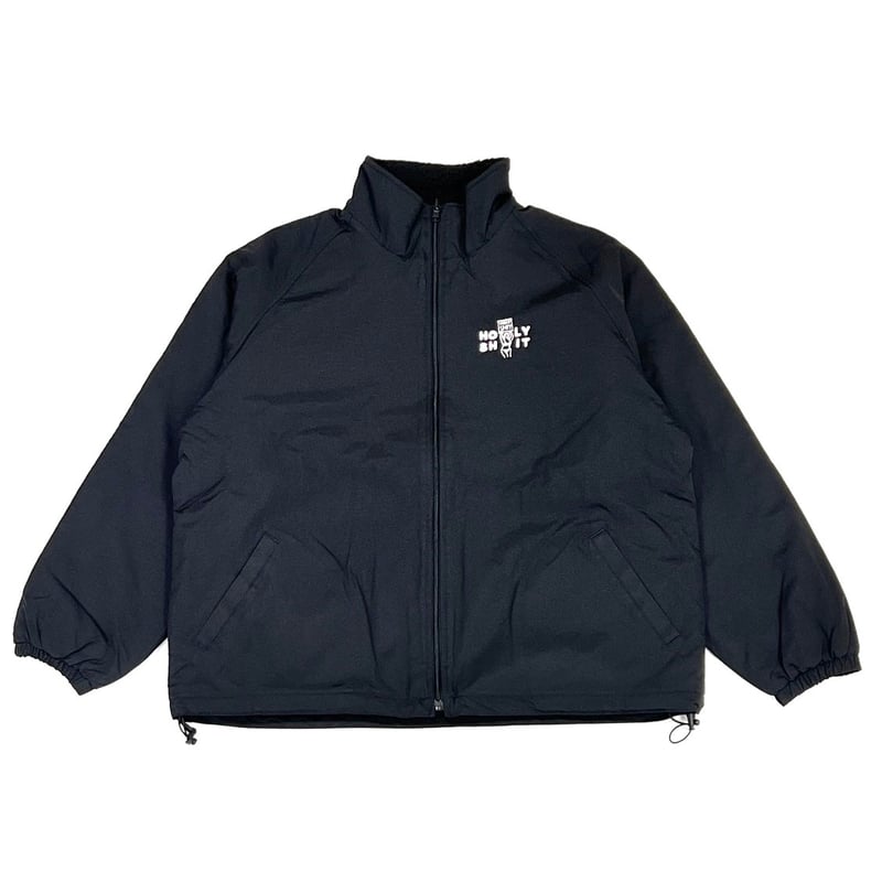 【美品】ballaholic Logo Boa Jacket 黒/黒 XL ballaholic - 【中古】ballaholic x Sb x FAT ジャケット 黒 XL