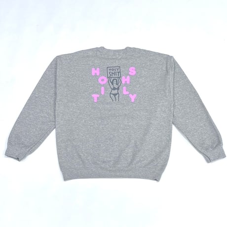 HOLY SHIT CROSS Crew Neck Sweat