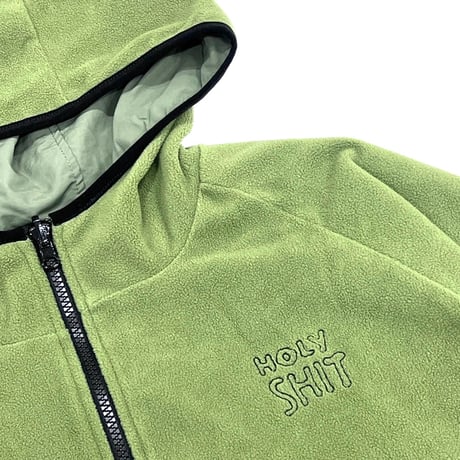 HOLY SHIT Reversible Micro Fleece Jacket(OLIVE)