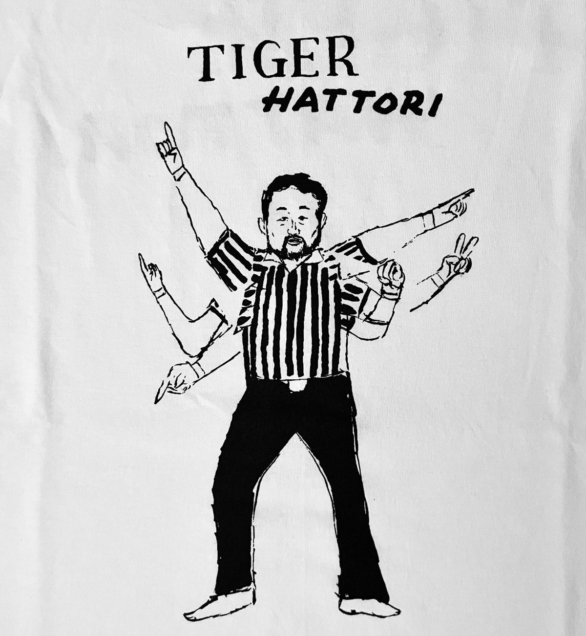 五木田智央］TIGER HATTORI T-Shirt | HOLY SHIT