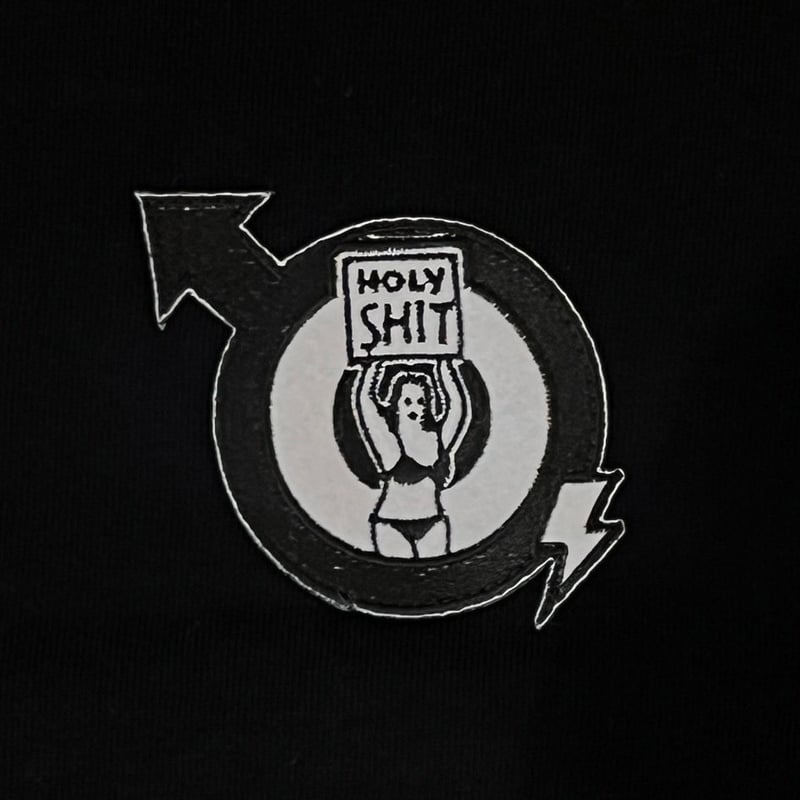 HOLY SHIT Embroidered Patches T-Shirt | HOLY SHIT