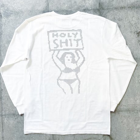 HOLYちゃん AA Long Sleeve T-Shirt / WHITE