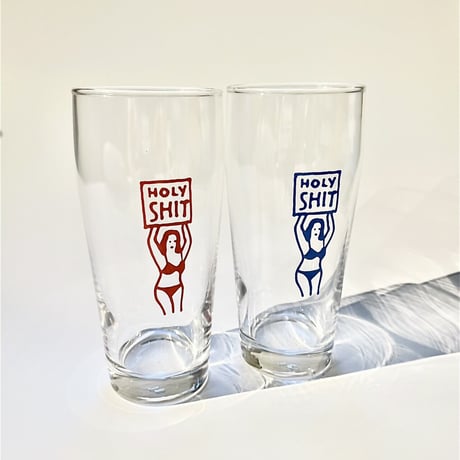 HOLYちゃんビールグラス(large)