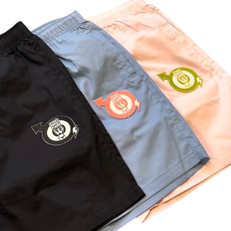 HOLY SHIT Embroidered Patches Beach Shorts