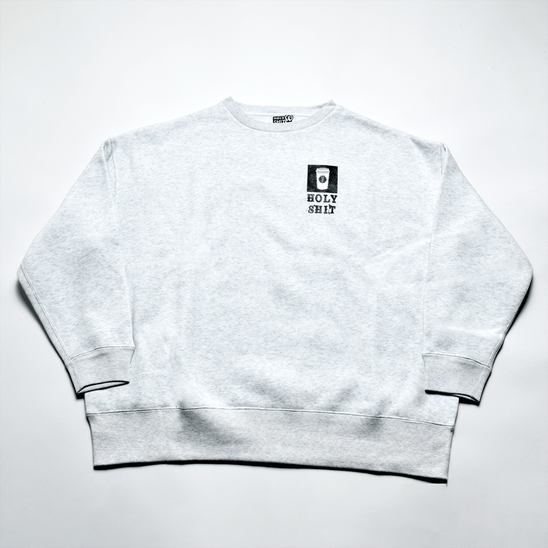 HOLY SHIT “COFFEE” Big Crew Neck Sweat | HOLY SHIT