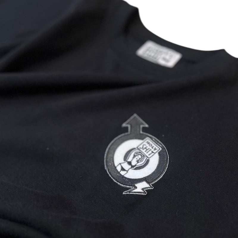 HOLY SHIT Embroidered Patches T-Shirt | HOLY SHIT