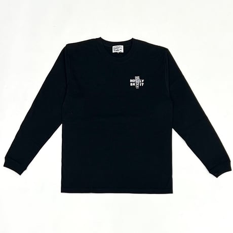HOLY SHIT Embroidery Long Sleeve T-Shirt