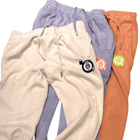 HOLY SHIT Embroidered Patches Sweat Pants