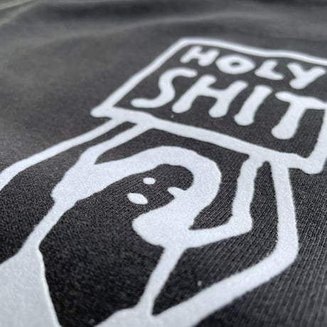 Flocky HOLYちゃん Crew Neck Sweat（BLACK）