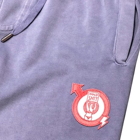 HOLY SHIT Embroidered Patches Sweat Pants