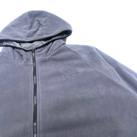 HOLY SHIT Reversible Micro Fleece Jacket(CHARCOAL GRAY)