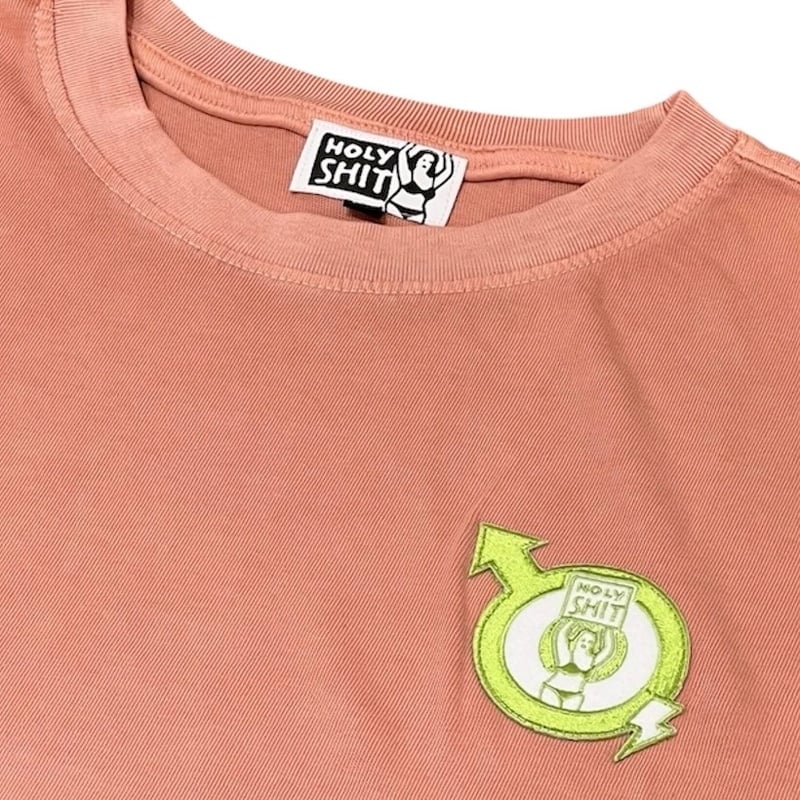 HOLY SHIT Embroidered Patches T-Shirt | HOLY SHIT