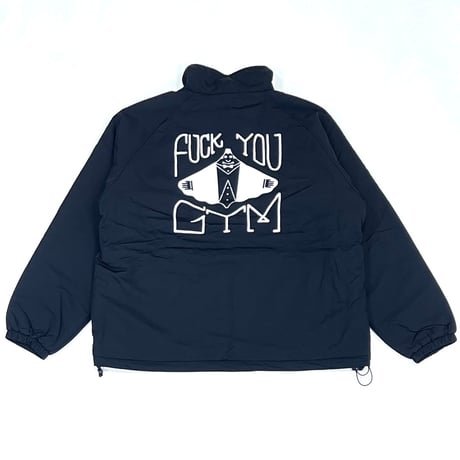 FUCK YOU GYM Reversible Boa Jacket(BLACK)