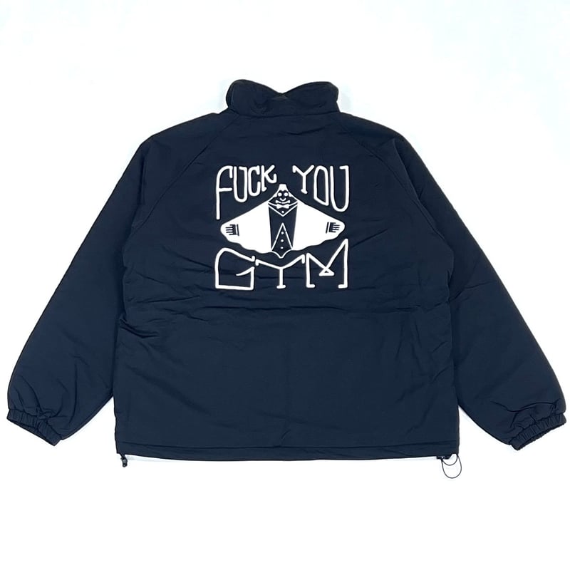 FUCK YOU GYM Reversible Boa Jacket(BLACK) | HOL