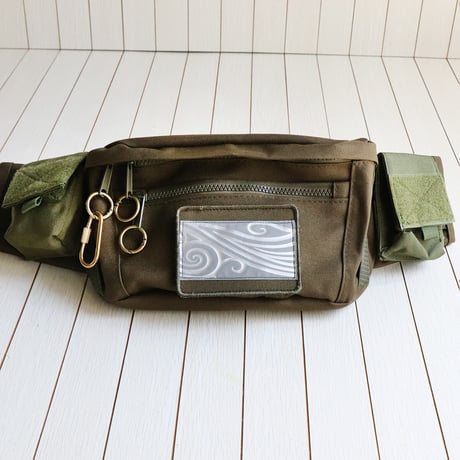 PEACE POUCH & CANAPEACE-T SET(GRN)