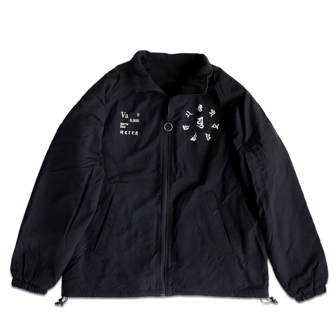 PEACE REVERSIBLE STAND JKT (BLK) | PEACEMAKER