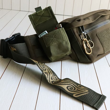 PEACE POUCH & CANAPEACE-T SET(GRN)