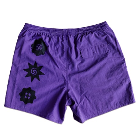 BORNEO TRIBAL  SHORTS ( PURPLE )