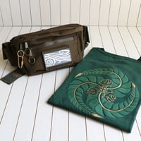 PEACE POUCH & CANAPEACE-T SET(GRN)