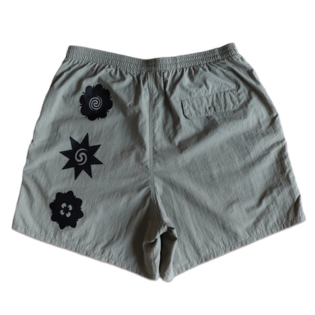 BORNEO TRIBAL  SHORTS ( L.GRN )