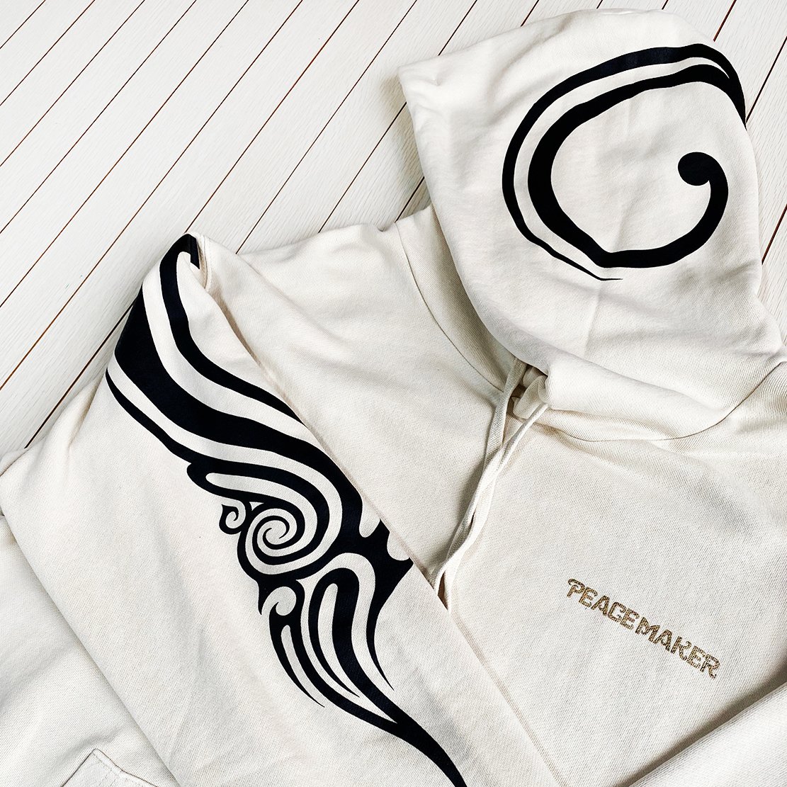 PEACEMAKER TRIBAL SWEAT CARDIGAN【値下げ可】 TRIBAL - PULL（P.WHT） | PEACEMAKER
