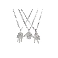 HAND AMULET NECLACE(SV)