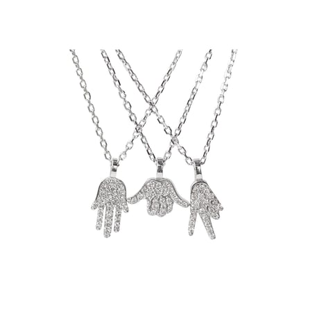 HAND AMULET NECLACE(SV)