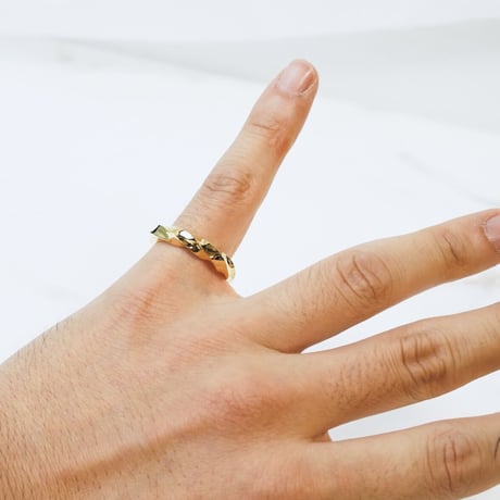 STREAM RING(k18YG)