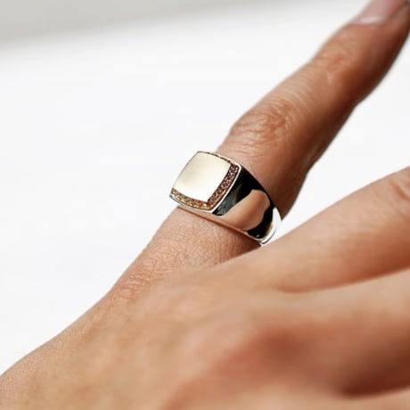 ROI RING(SV x K18x diamond)