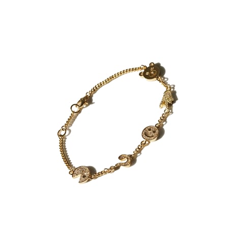 5 MTF BRACELET (k18 YG DIAMOND)