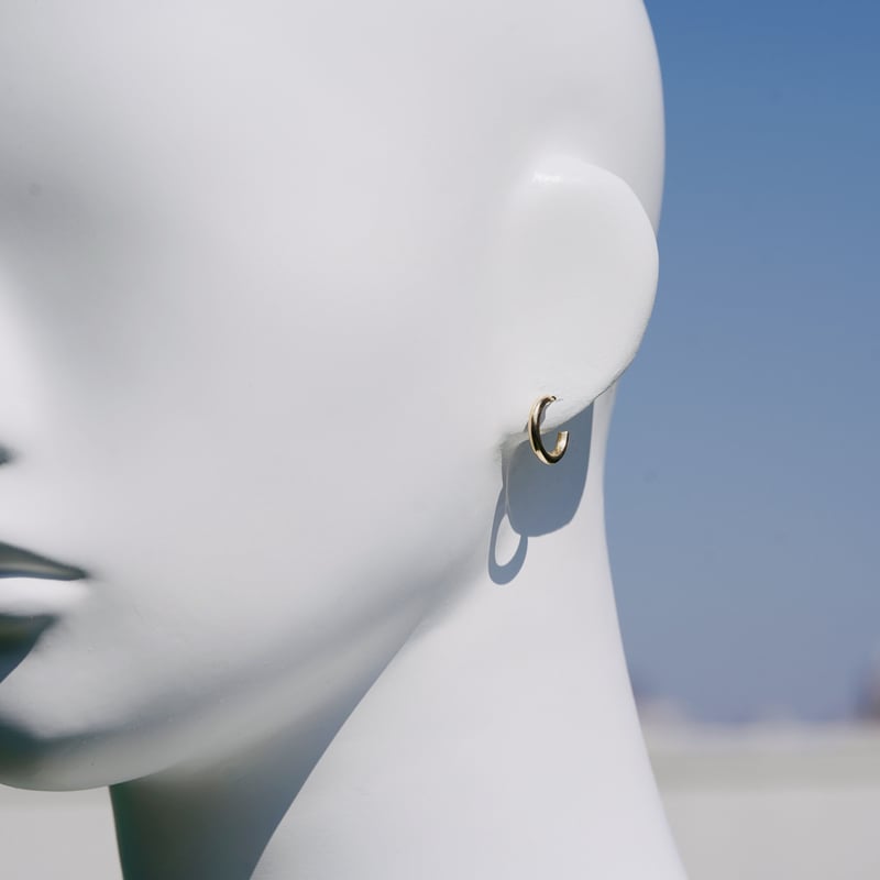 SIDE LINE HOOP PIERCE (K18YG) | GARDEL