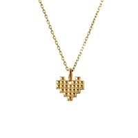 MOSAIC HEART NECKLACE(k18YG)