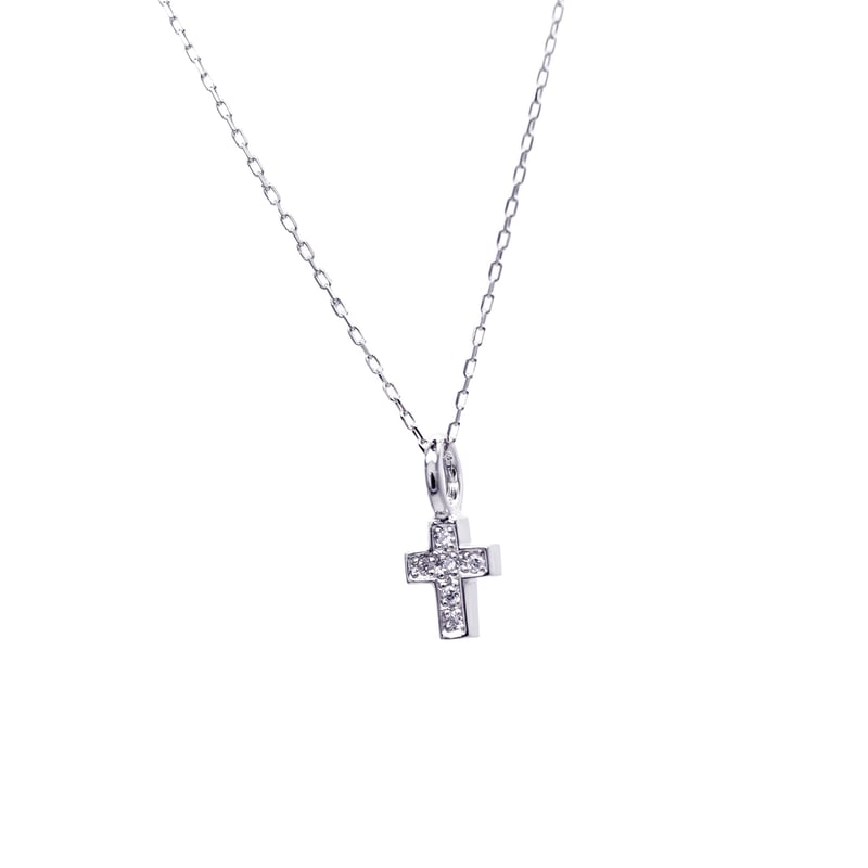 FAIRY CROSS NECKLACE (SV) | GARDEL FAIRY CROSS NECKLACE (SV) | GARDEL