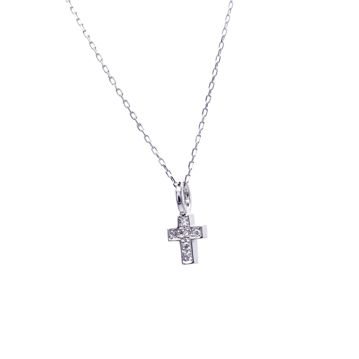 FAIRY CROSS NECKLACE (SV) | GARDEL